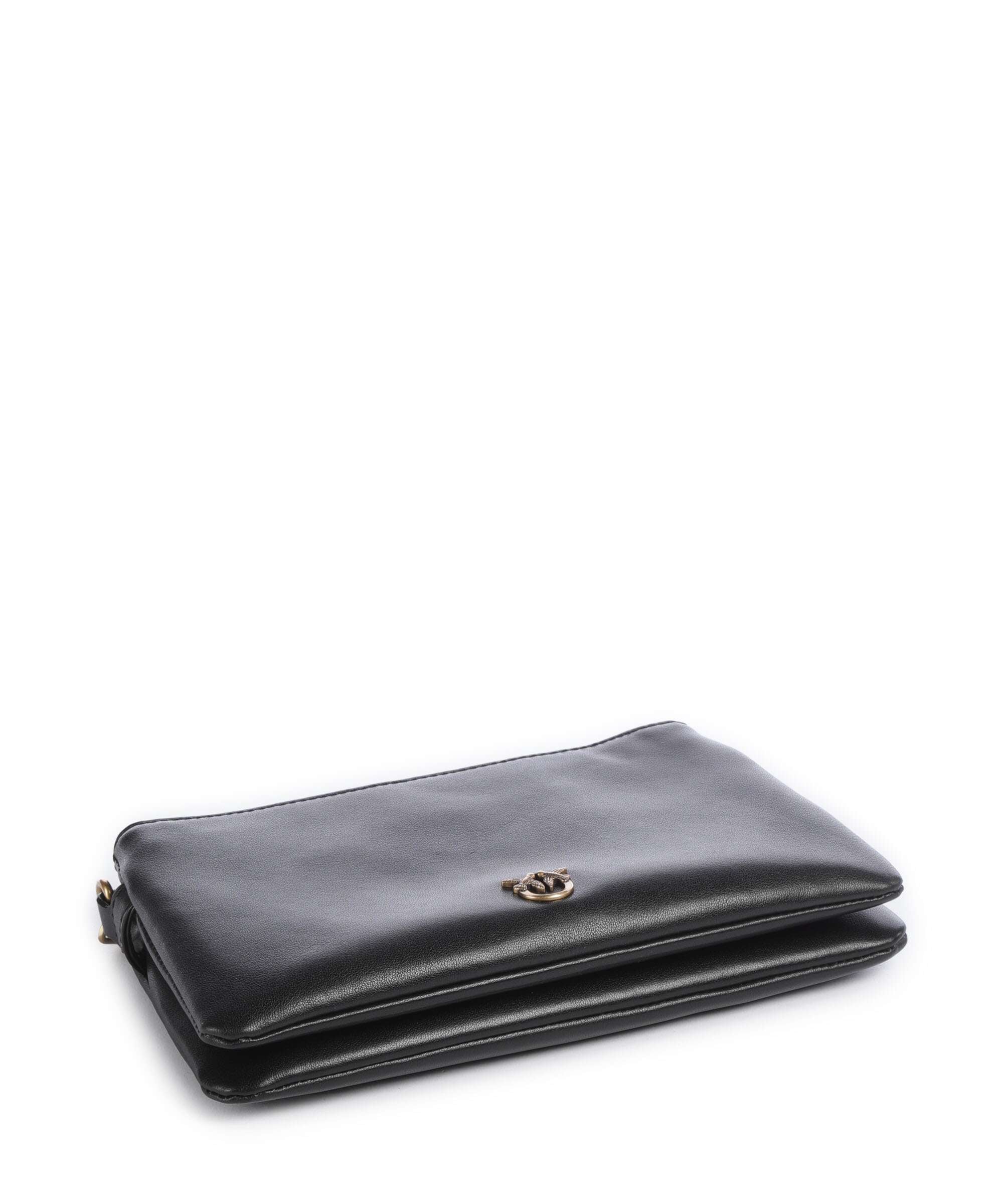 Pinko Double Mini Shoulder bag nero/antique gold