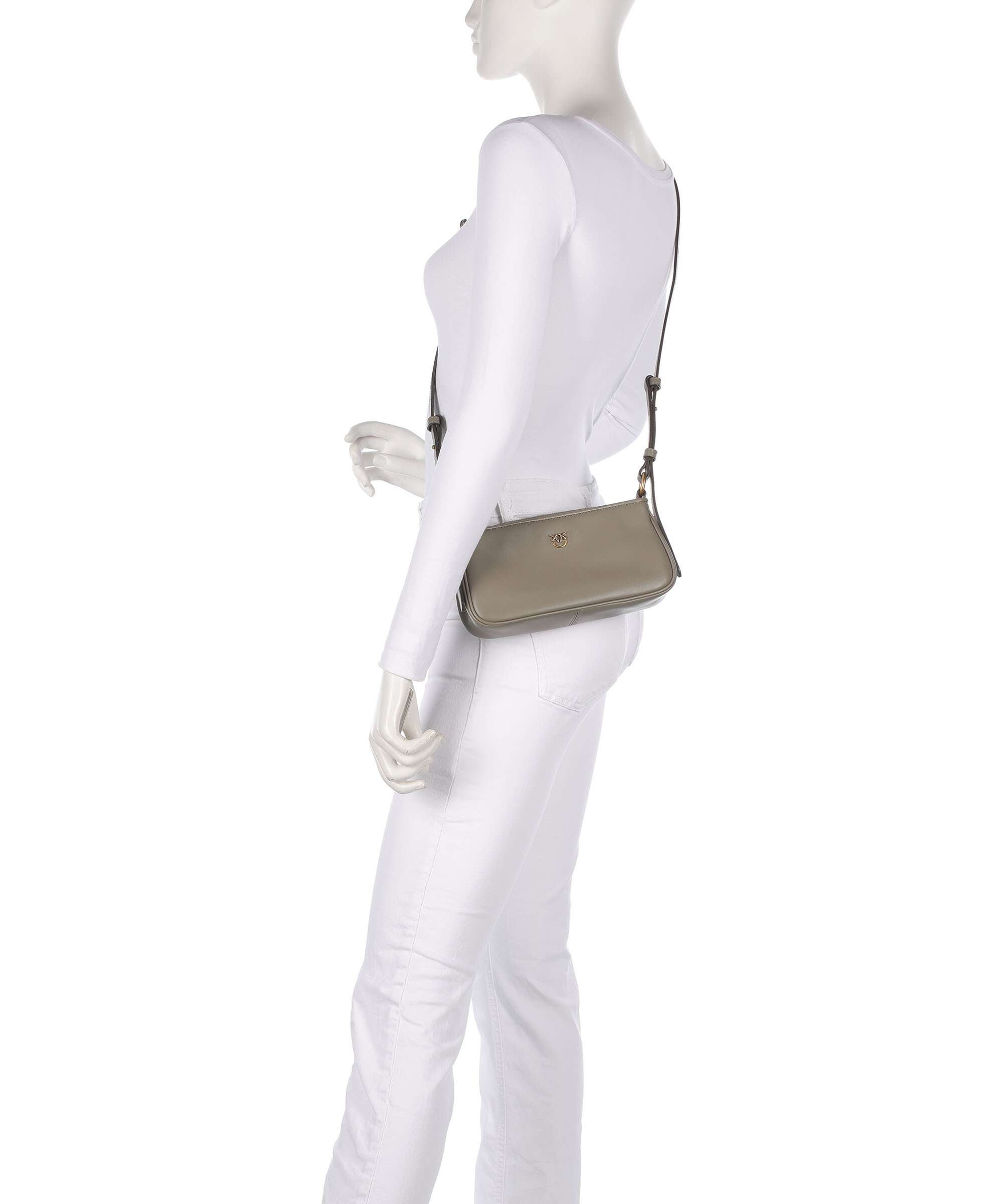 Pinko Half Moon Mini Crossbody bag noce/antique gold