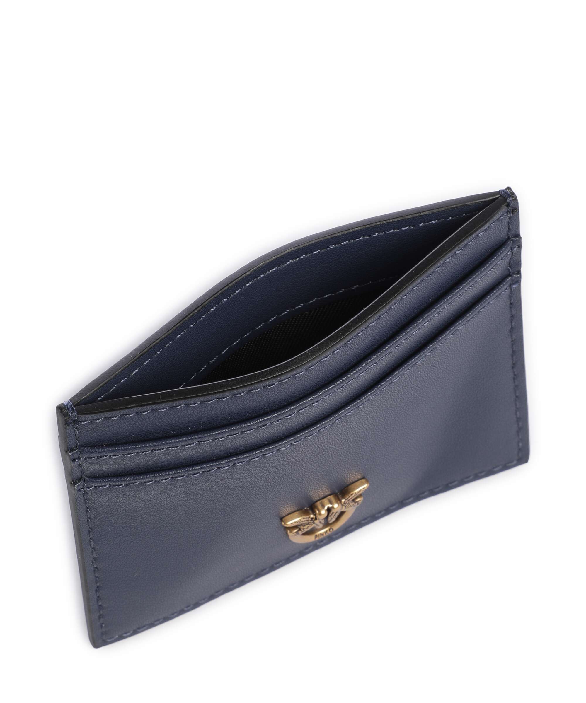 Pinko Credit card holder blu indaco ombroso/antique gold