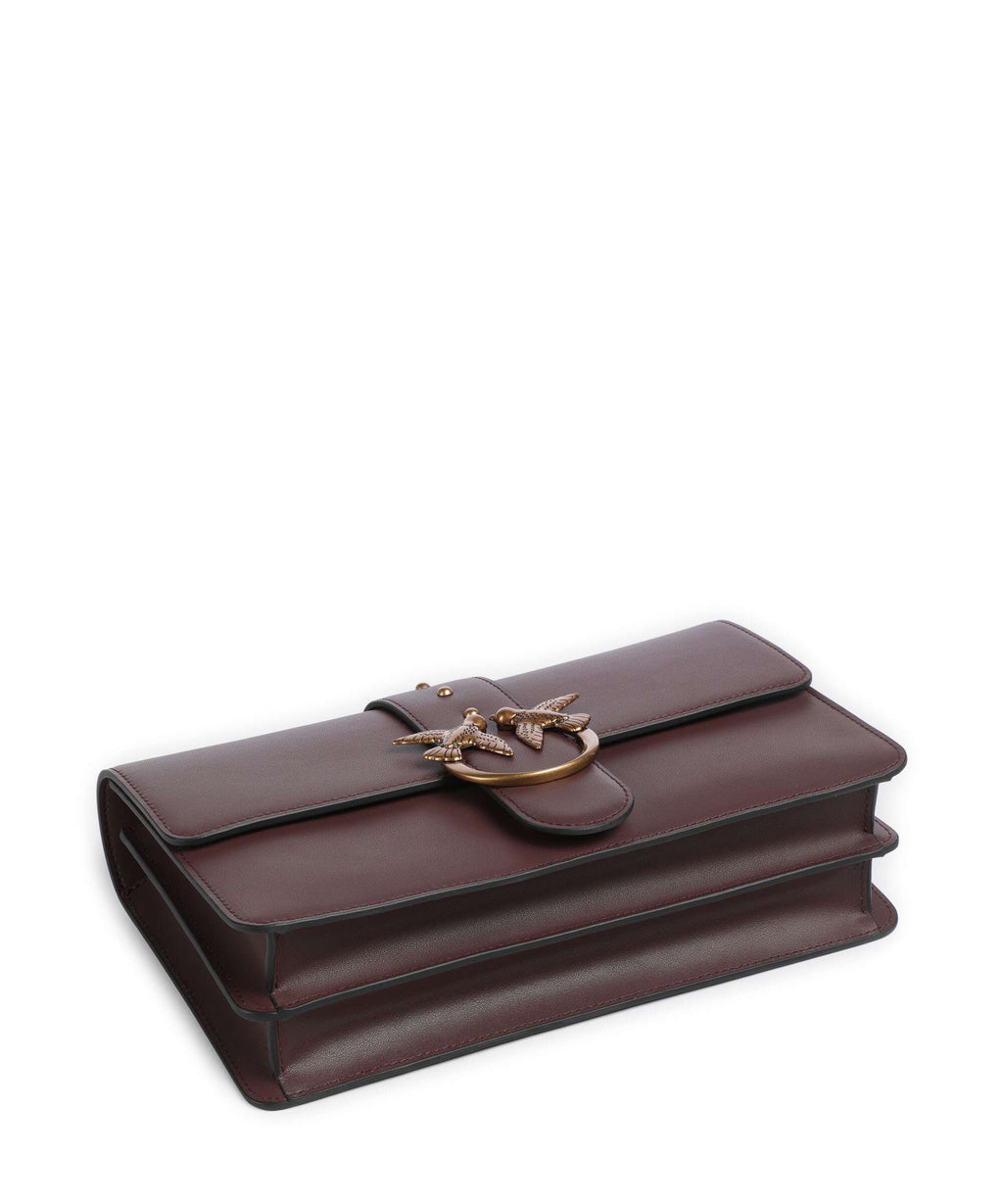 Pinko Love One Classic Crossbody bag cioccolato amaro/antique gold