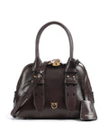 Pinko Bowling Mini Handbag rosso mogano/antique gold