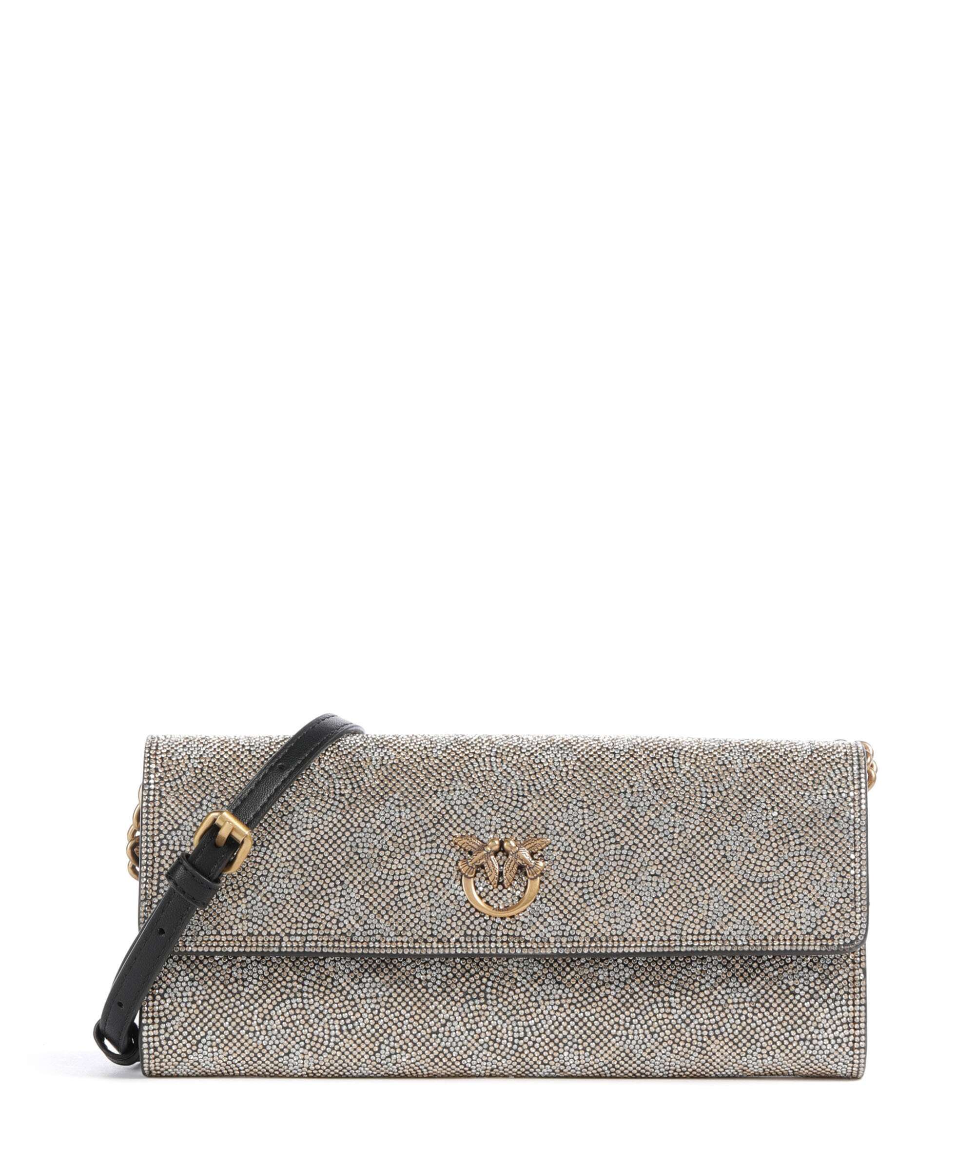 Pinko Love Birds Tiny Crossbody bag oro/antique gold