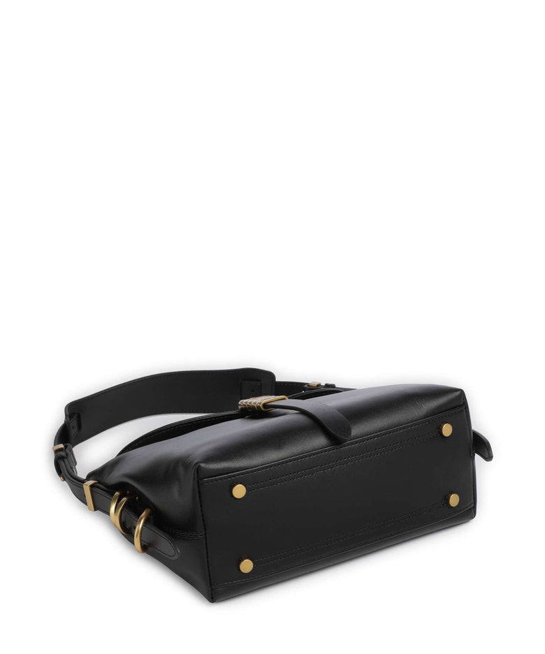 Pinko Saddle Horizontal Mini Shoulder bag nero/antique gold