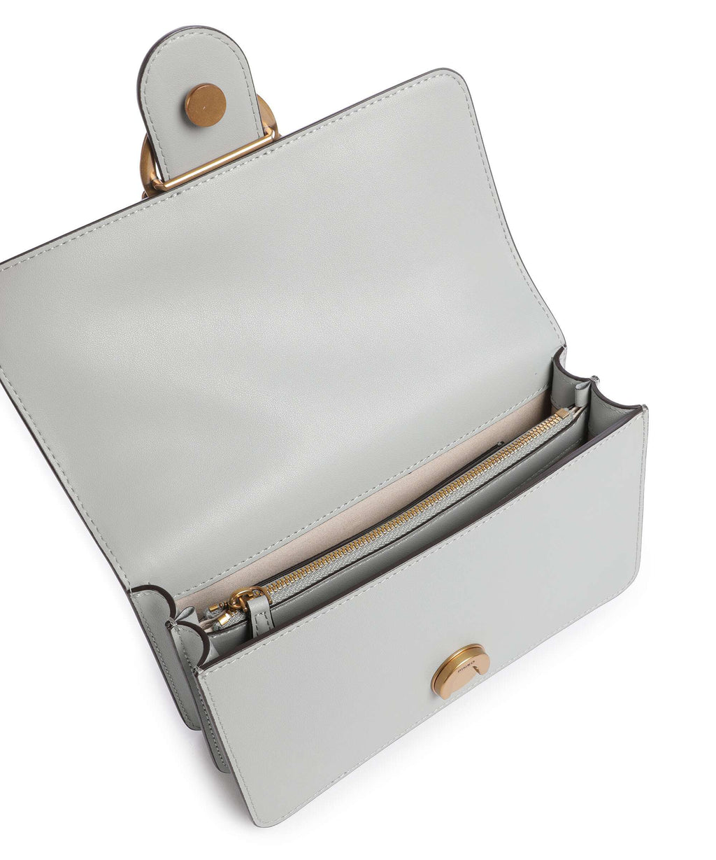 Pinko Love One Mini Crossbody bag grigio perla/antique gold