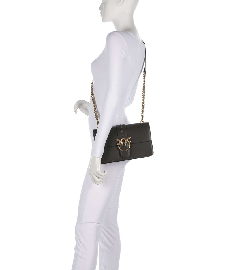 Pinko Love One Classic Crossbody bag verde fango/antique gold