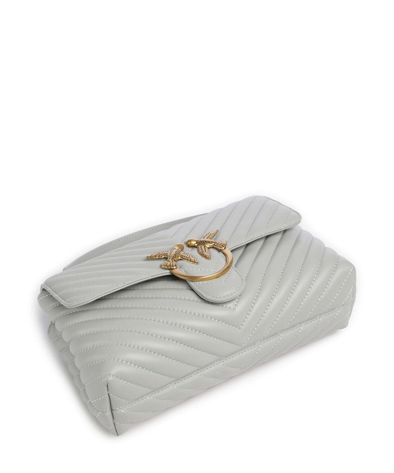 Pinko Love Lady Puff Classic Handbag grigio perla/antique gold