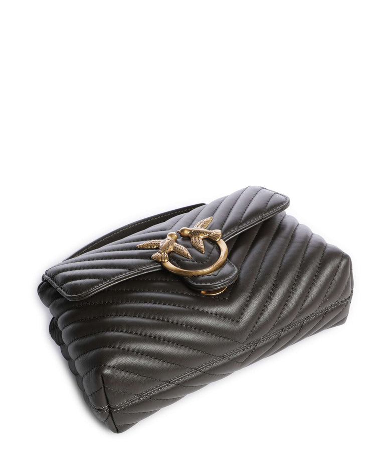 Pinko Love Lady Puff Mini Handbag verde fango/antique gold