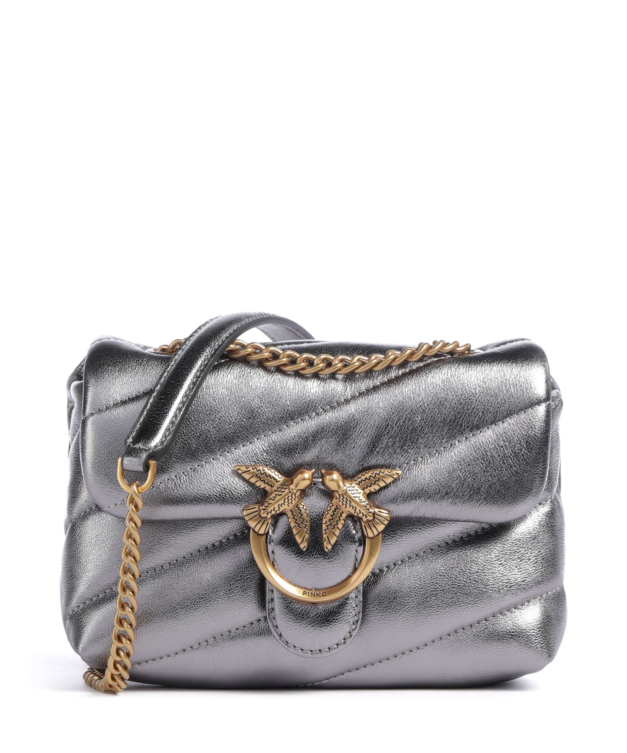 Pinko Love Puff Baby Shoulder bag antracite/antique gold