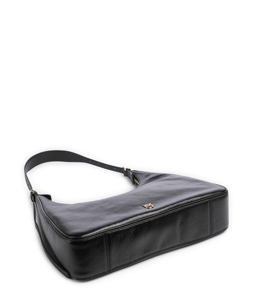 Pinko Miss Pinko Classic Hobo bag nero limousine/oro