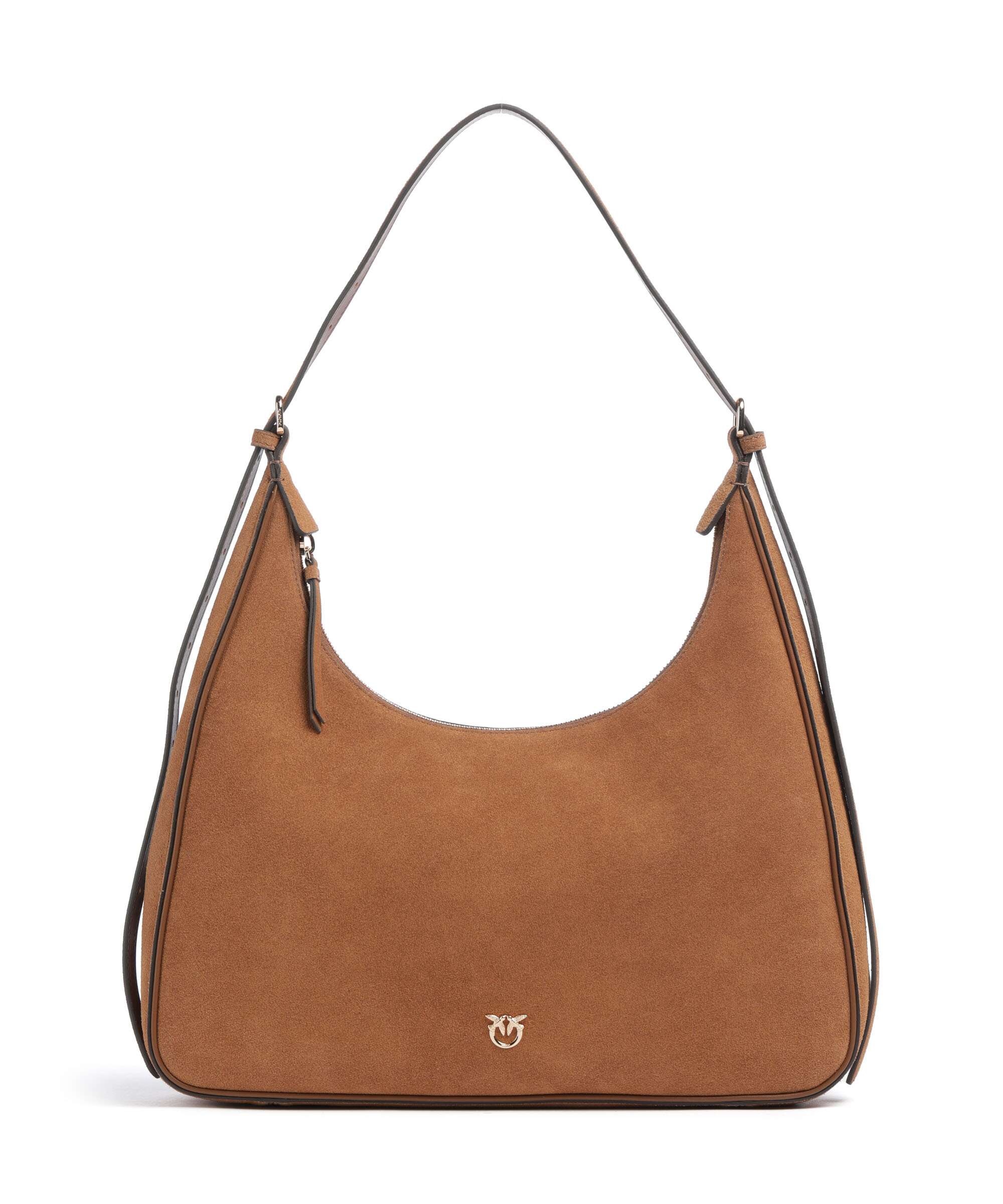 Pinko Miss Pinko Classic Hobo bag marrone gold mordore