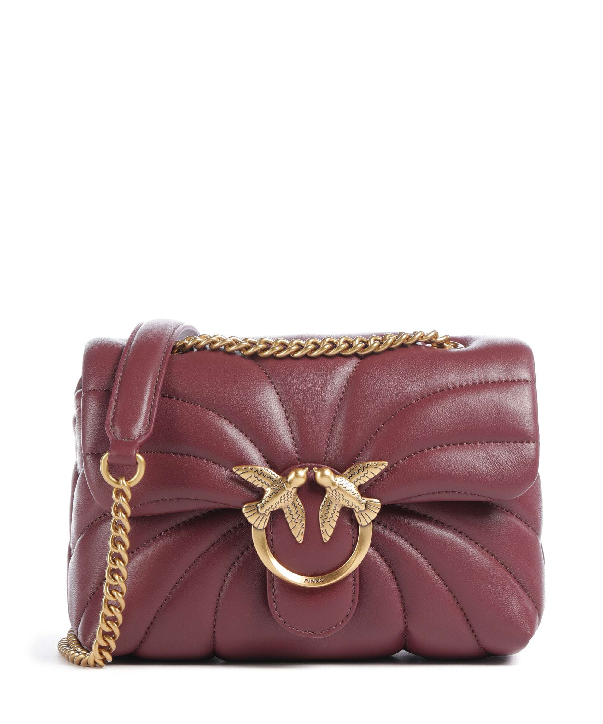 Pinko Love Puff Mini Shoulder bag ribes intenso/antique gold