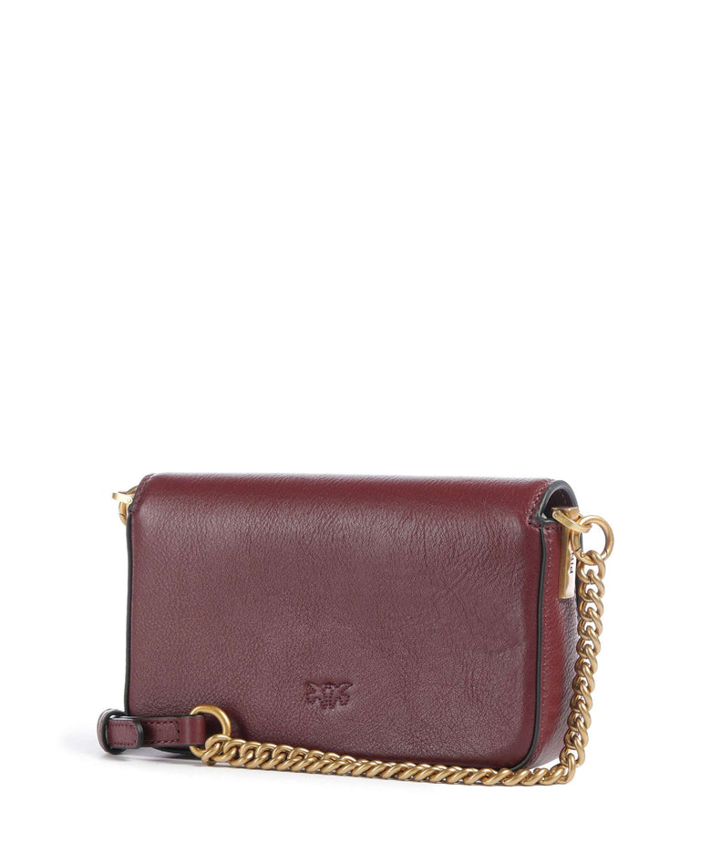 Pinko Love One Baby Slouchy Crossbody bag ribes intenso/antique gold