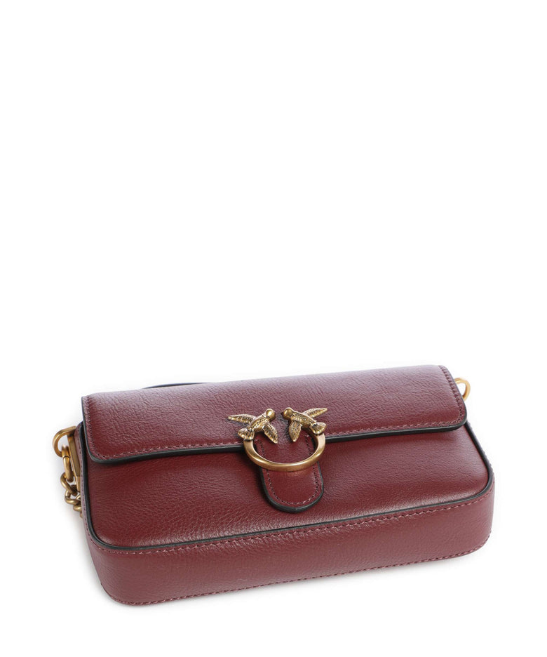 Pinko Love One Baby Slouchy Crossbody bag ribes intenso/antique gold