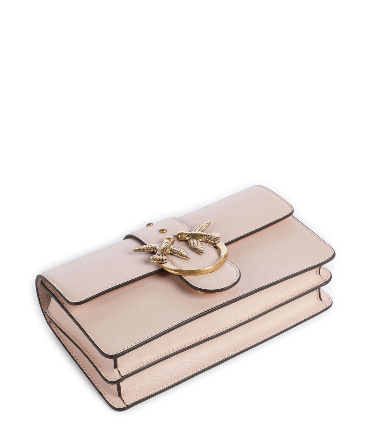 Pinko Love One Mini Crossbody bag rosa cammeo/antique gold