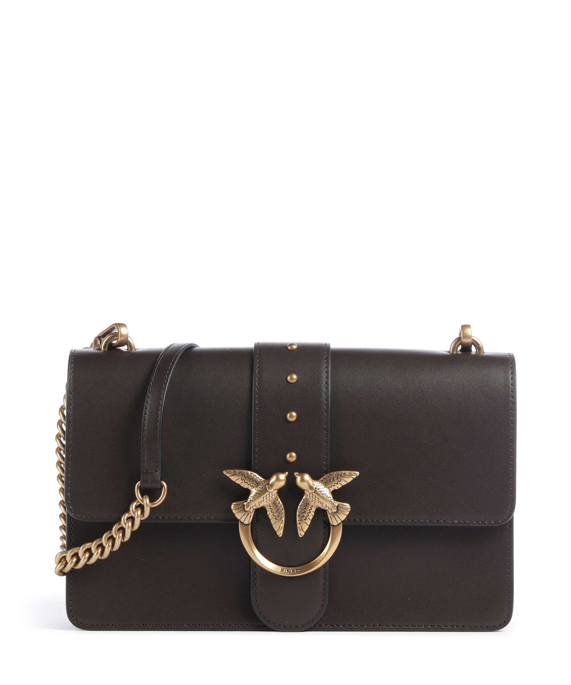 Pinko Love One Classic Crossbody bag marrone marasca/antique gold