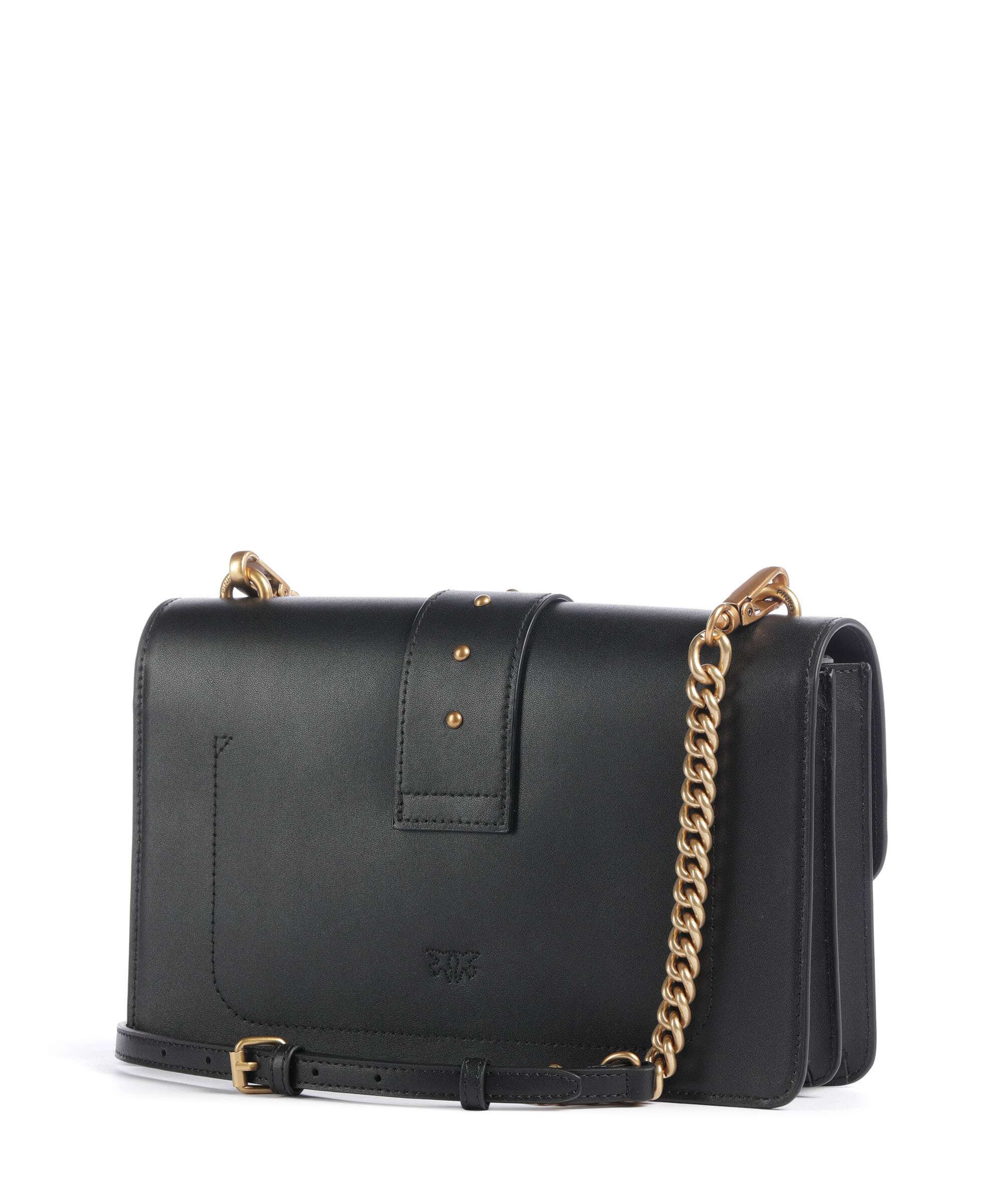 Pinko Love One Classic New Buckle Crossbody bag nero/antique gold