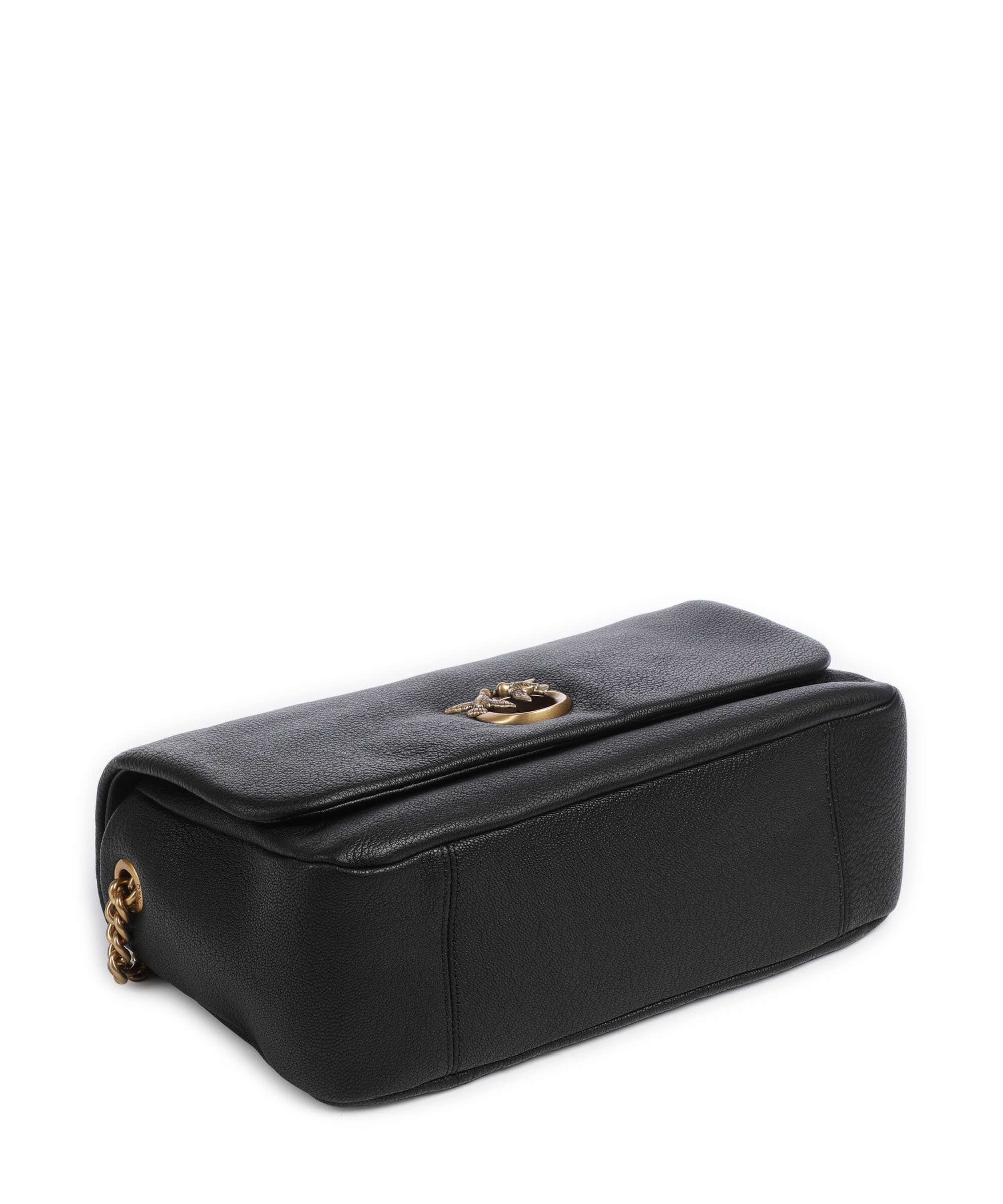 Pinko Click Soft Horizontal Chain Shoulder bag nero/antique gold
