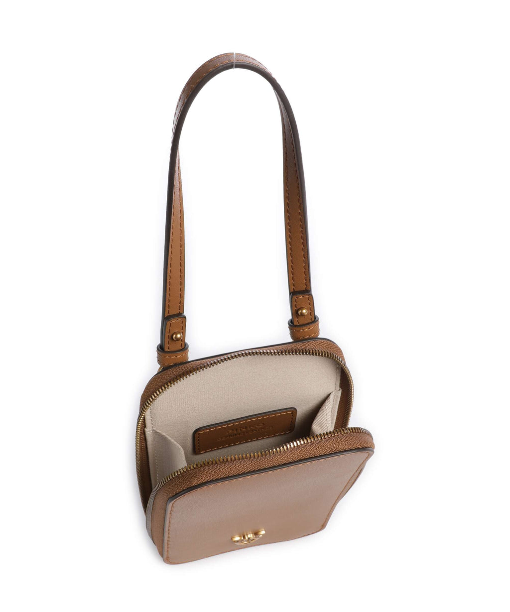 Pinko Phone bag marrone/caramella/antique gold
