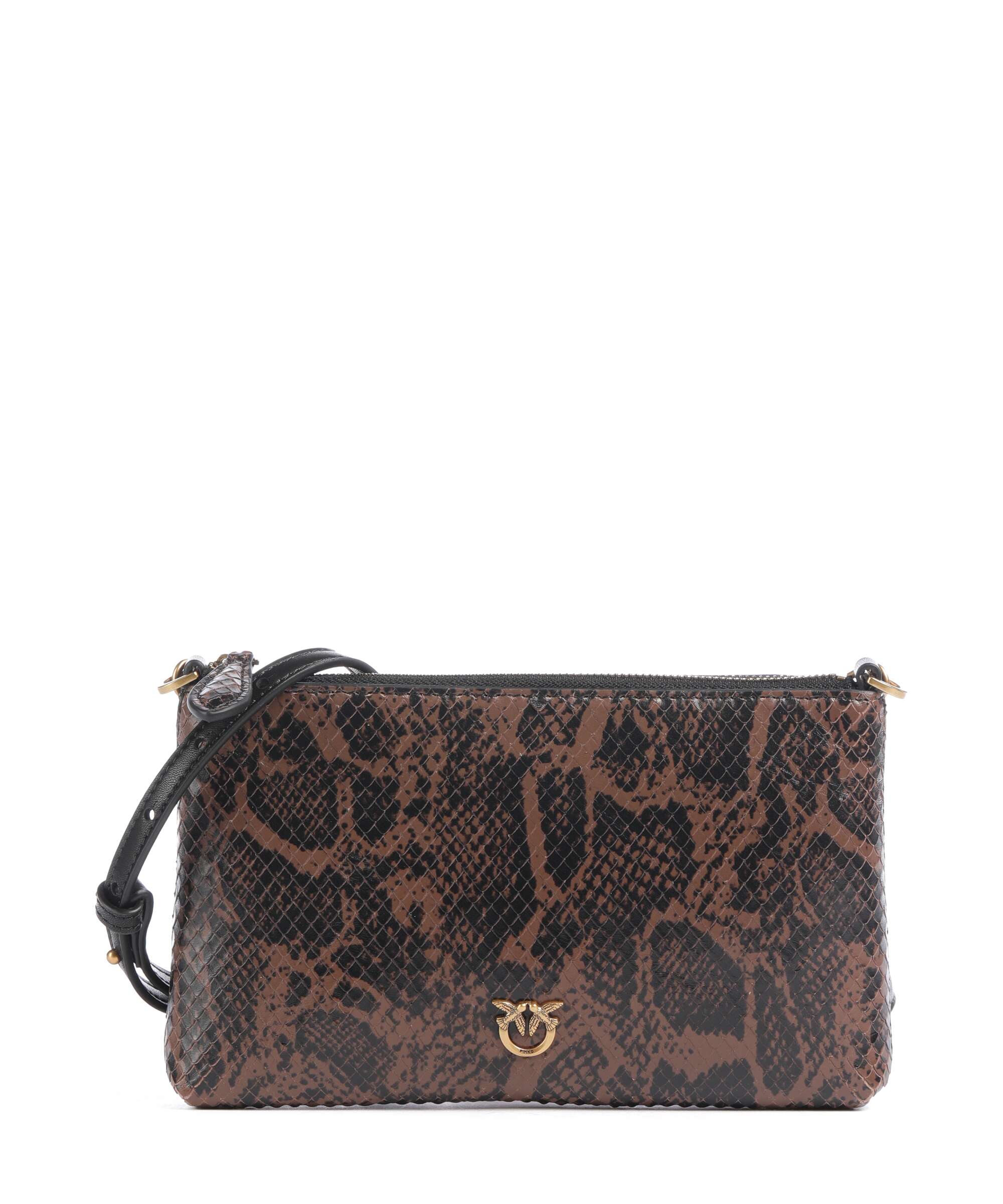 Pinko Flat Mini Crossbody bag roccia/marrone/antique gold