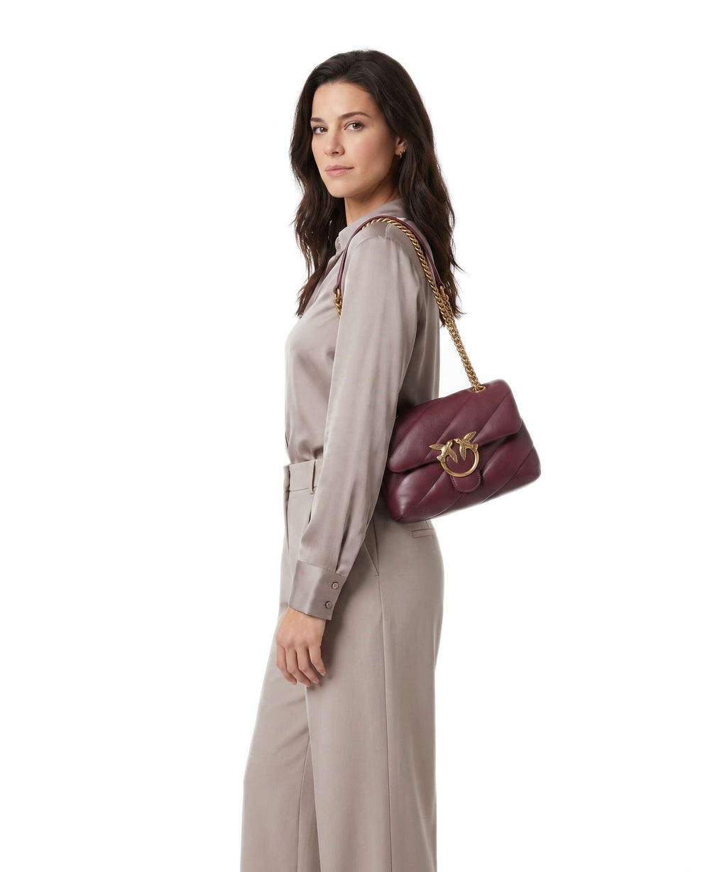Pinko Love Puff Mini Shoulder bag ribes intenso/antique gold