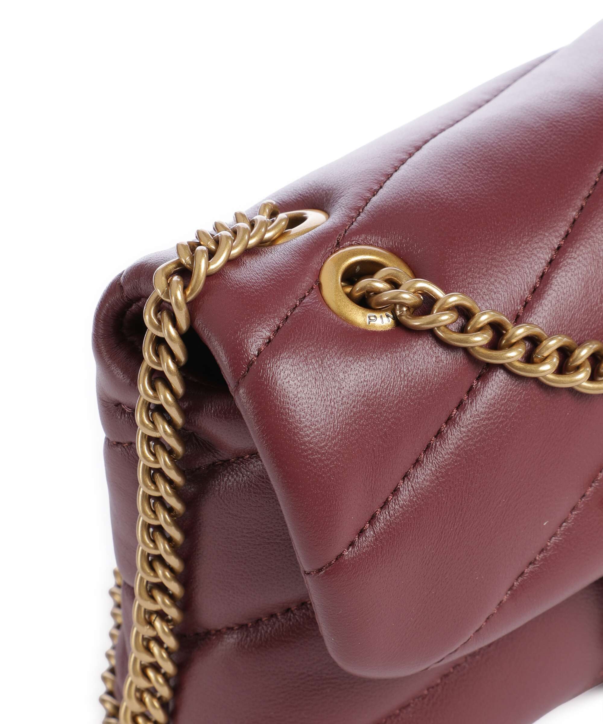 Pinko Love Puff Baby Shoulder bag ribes intenso/antique gold