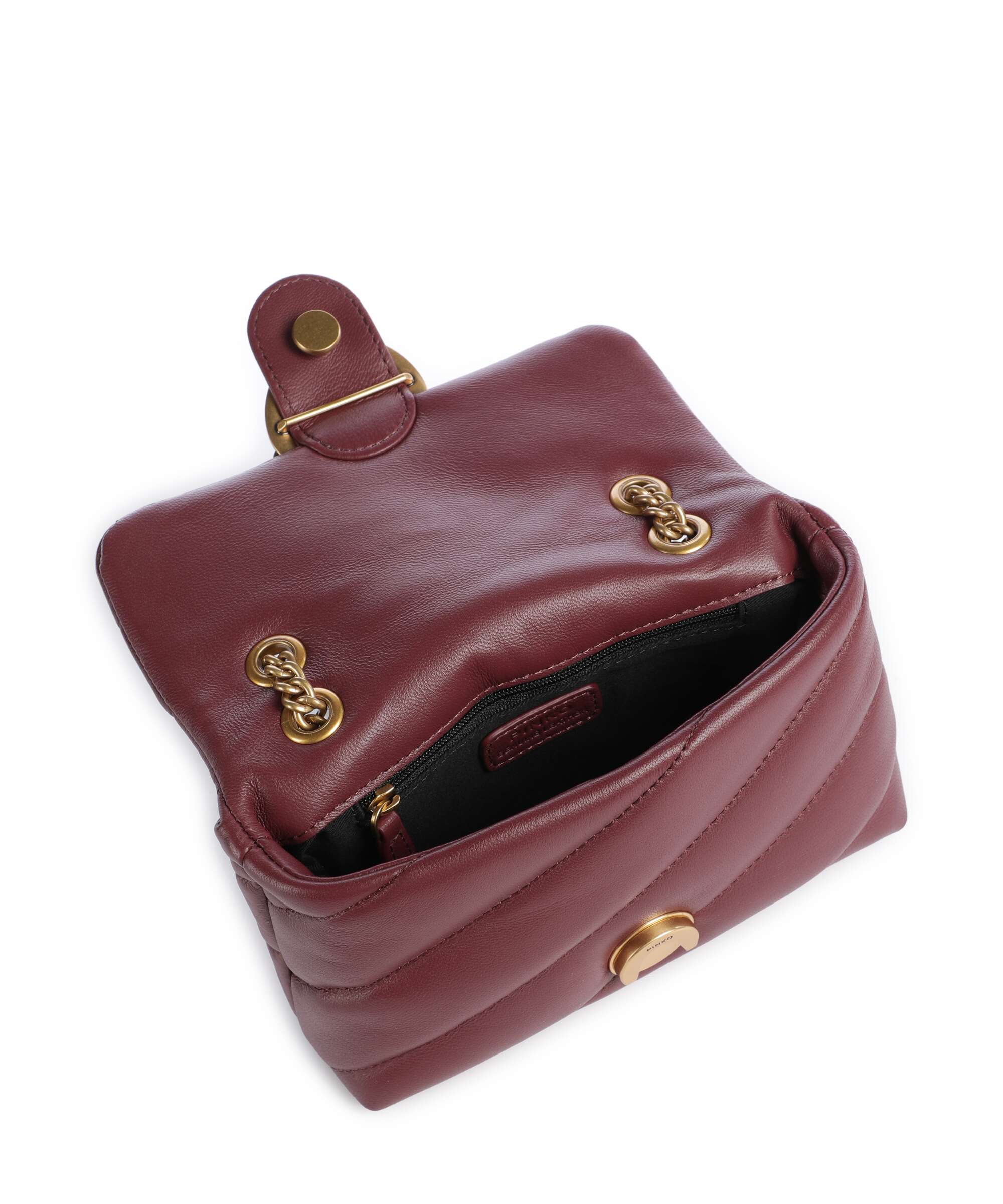 Pinko Love Puff Baby Shoulder bag ribes intenso/antique gold