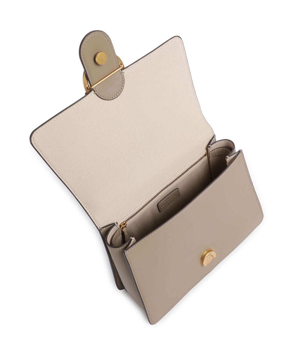 Pinko Love One Classic Handbag grigio talpa/antique gold