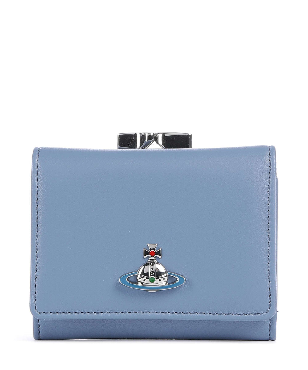 Vivienne Westwood Frame Nappa Small Wallet blue