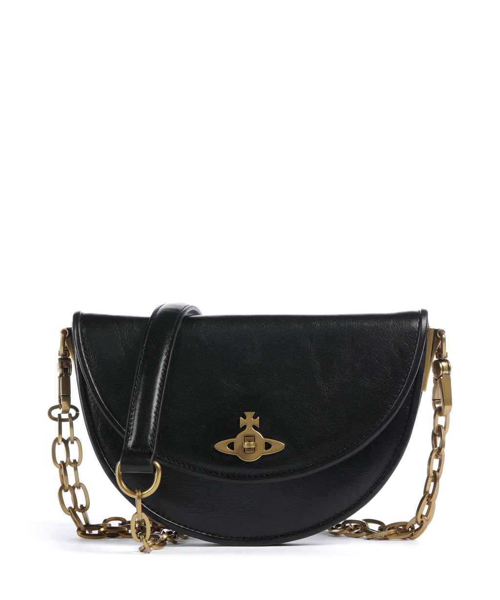 Vivienne Westwood Bonnie Polished Crossbody bag black
