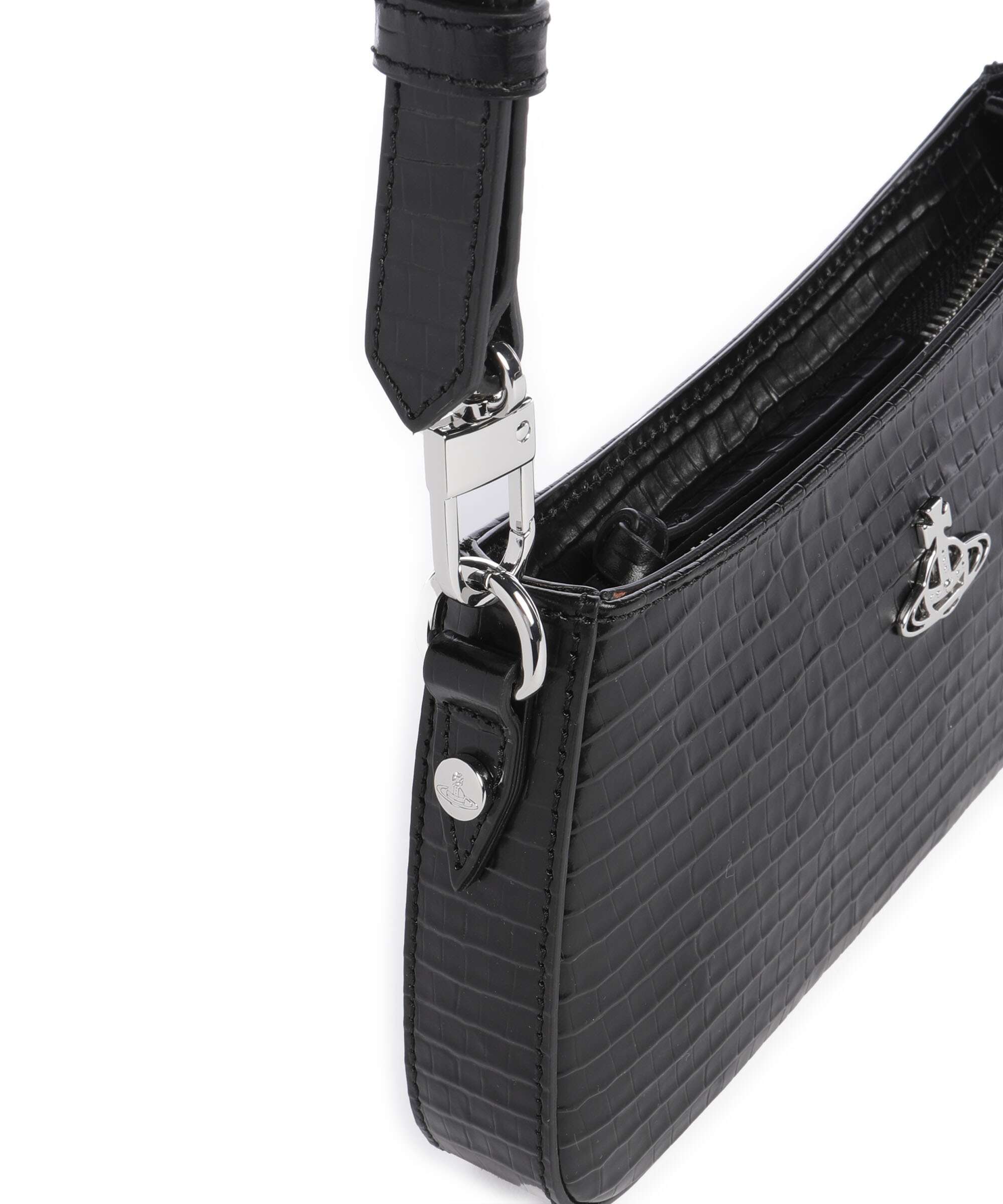 Vivienne Westwood Tasha Embossed Croc Mini Shoulder bag embossed