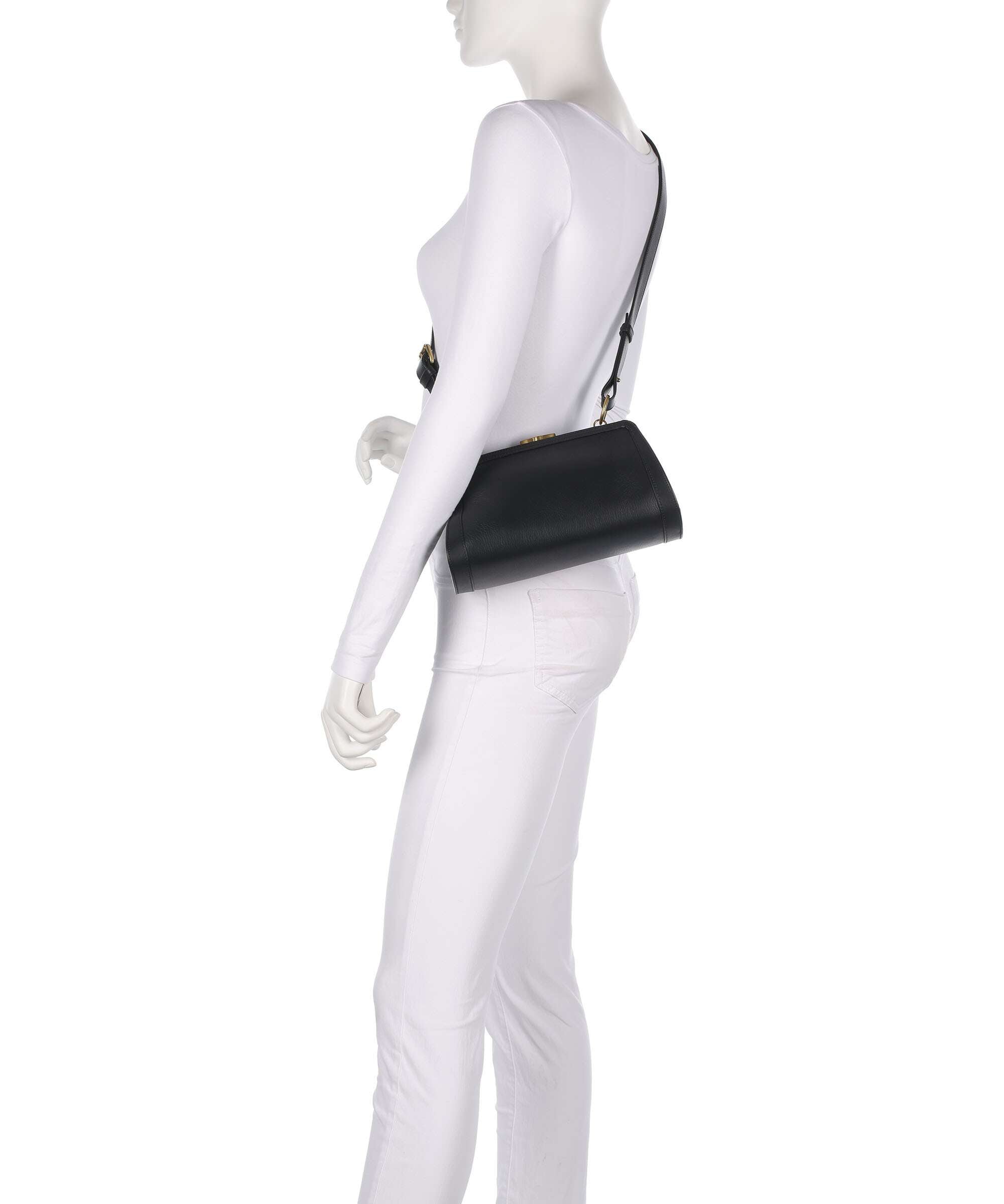 Vivienne Westwood Ascot Frame Aniline Crossbody bag black