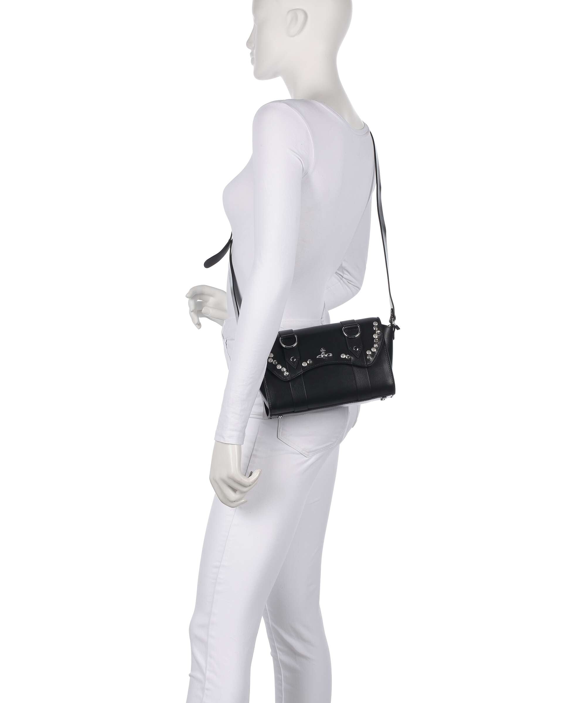 Vivienne Westwood Kimmy Smooth Crossbody bag black
