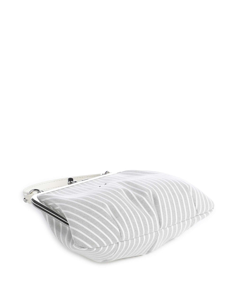 Vivienne Westwood Granny Frame Classic Oxford Shirt Handbag thyme stripe