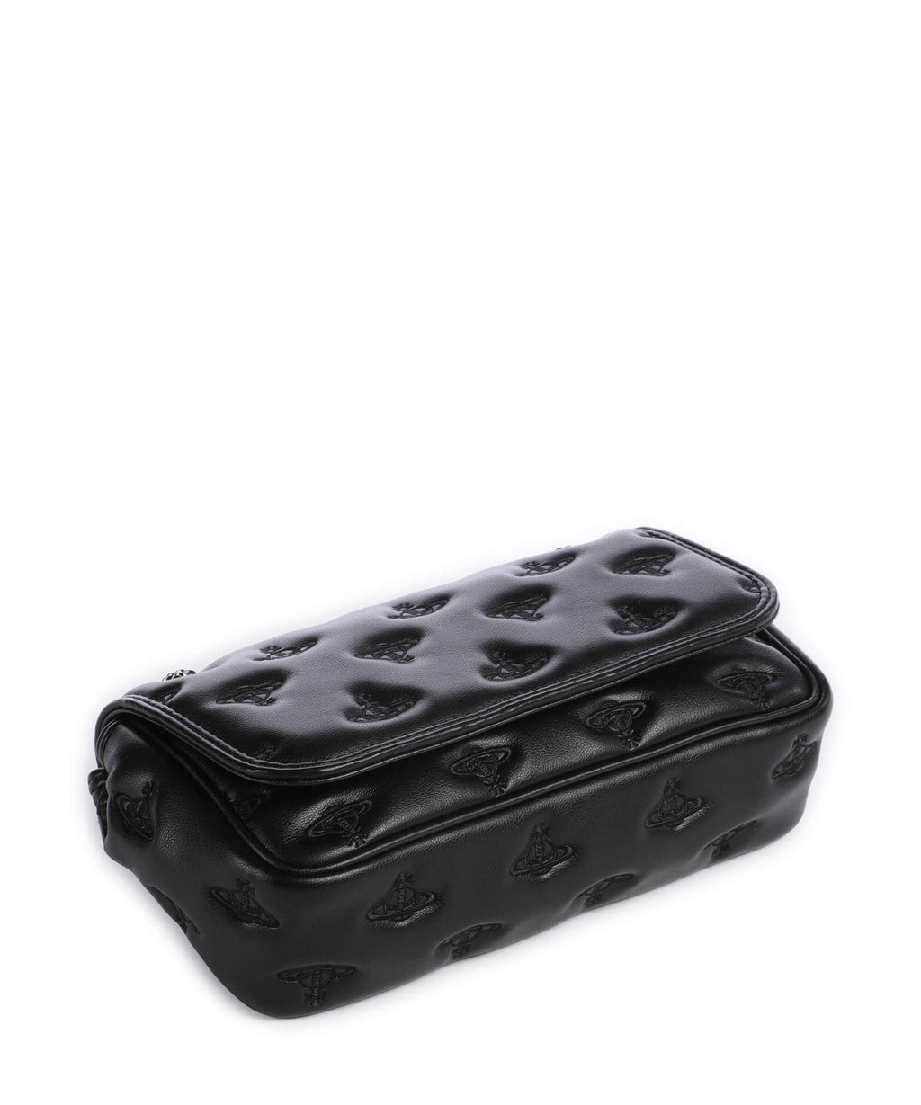 Vivienne Westwood Chain Multi Orb Soft Shoulder bag black