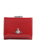Vivienne Westwood Frame Naplak Small Wallet red
