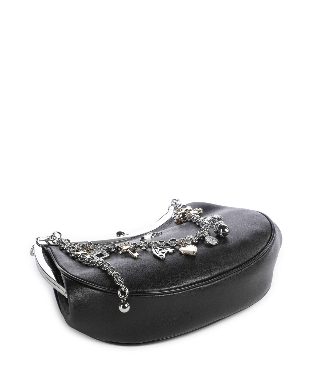 Vivienne Westwood Charm Frame Supple Shoulder bag black