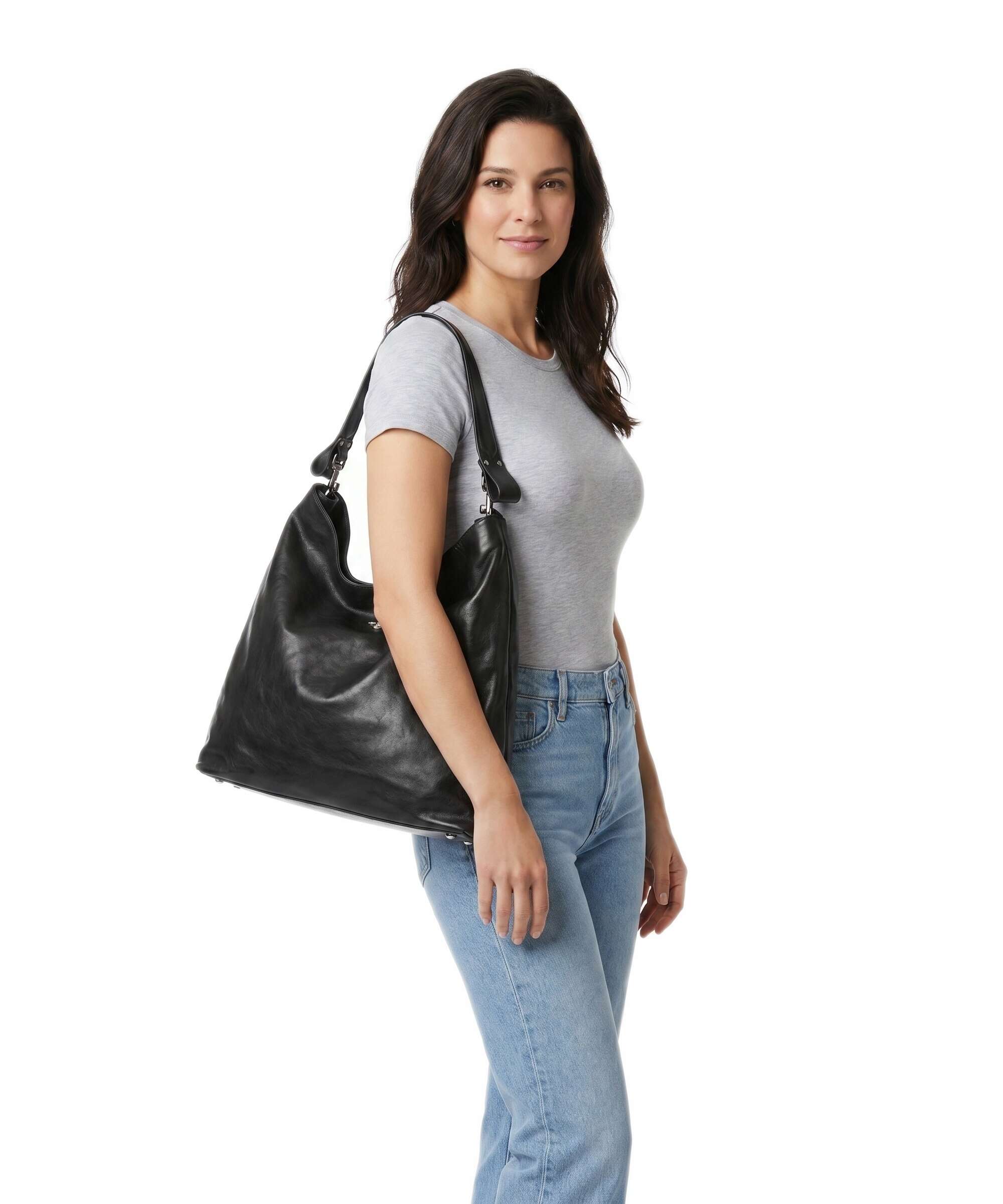 Vivienne Westwood Lottie Supple Large Hobo bag black