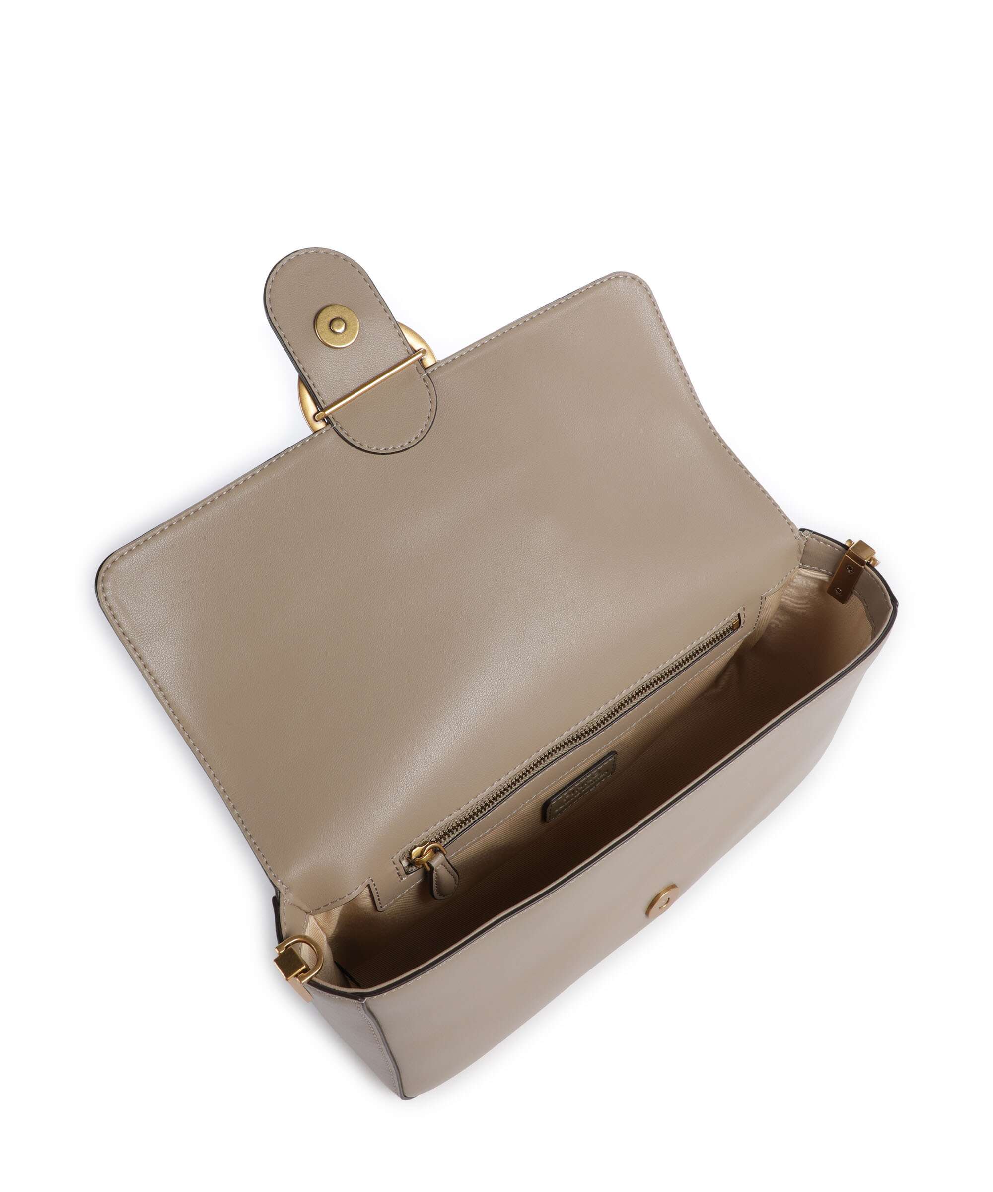 Pinko Love One Classic Slouchy Crossbody bag grigio talpa/antique gold