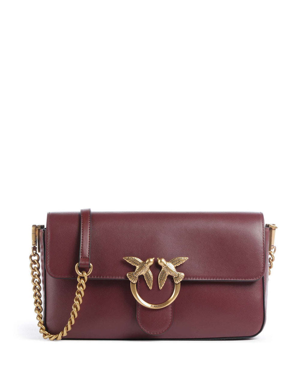 Pinko Love One Classic Slouchy Crossbody bag ribes intenso/antique gold