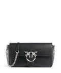 Pinko Love One Classic Slouchy Crossbody bag nero limousine/matt silver
