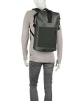 Filson Dry Rolltop backpack green