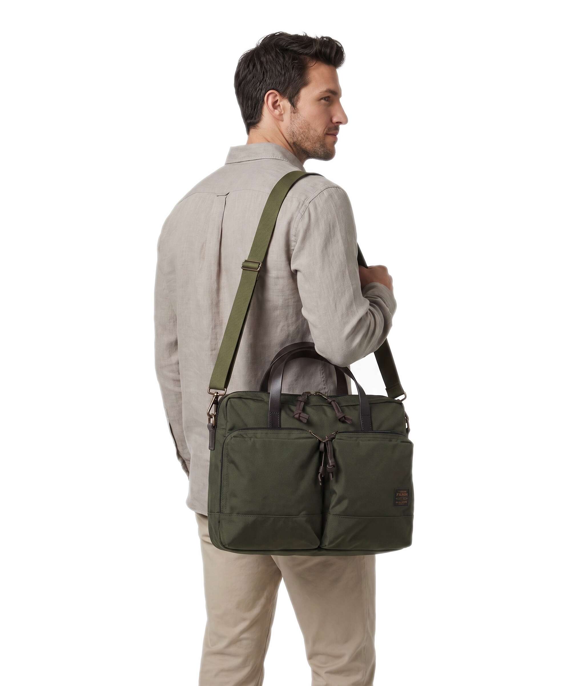 Filson Dryden Briefcase otter green