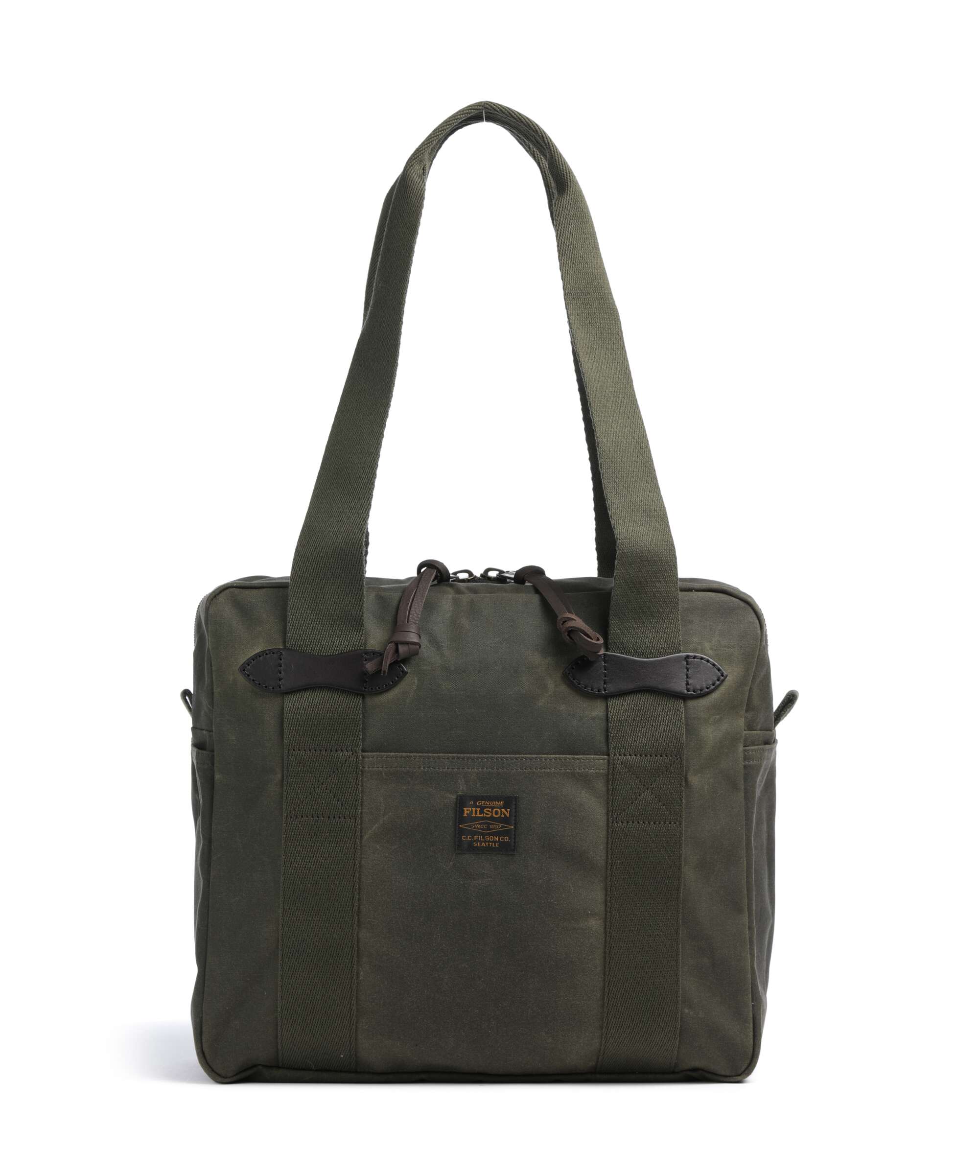 Filson Tin Cloth Tote bag otter green