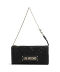 Love Moschino Quilted Lace Shoulder bag nero