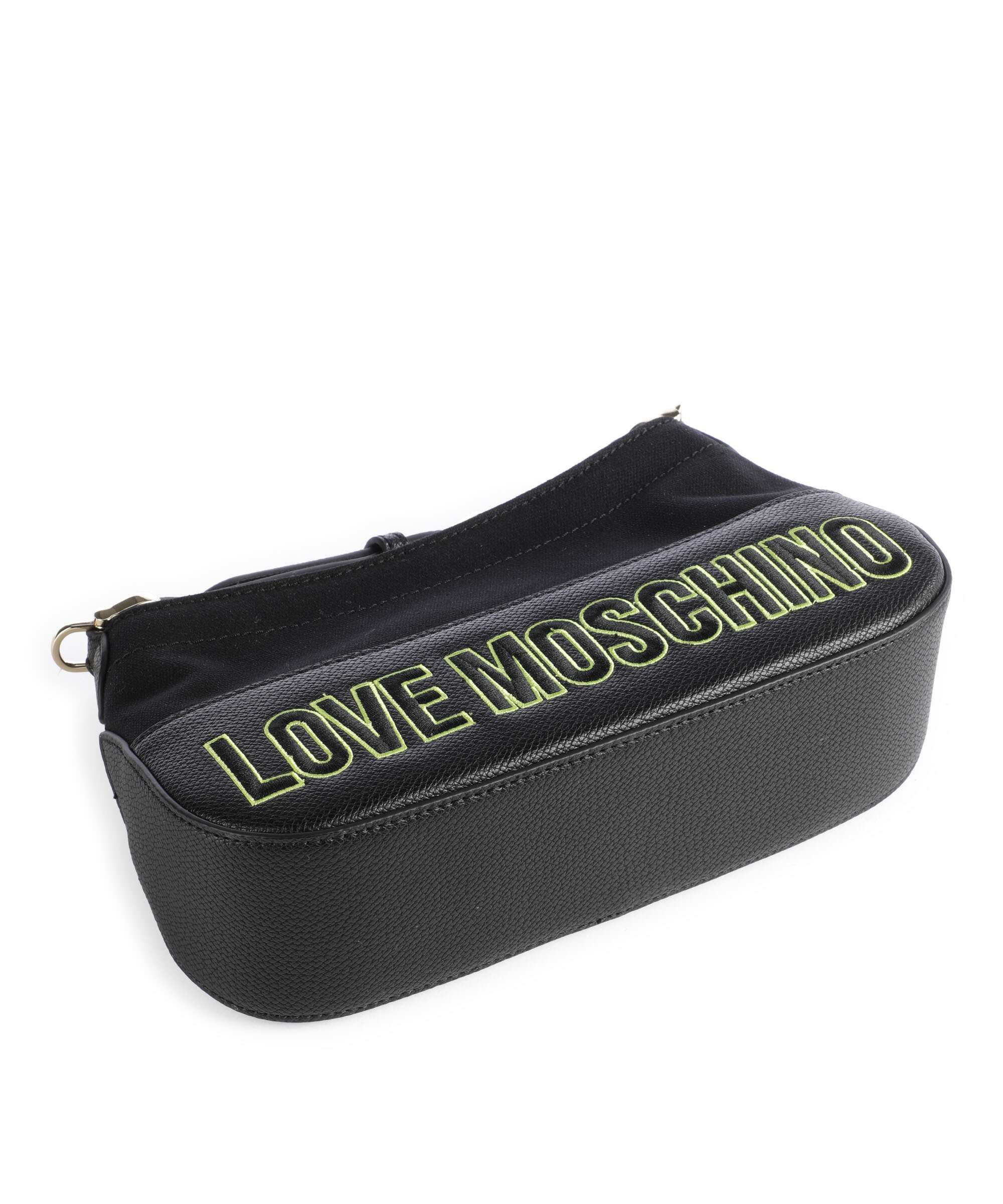 Love Moschino Free Time Shoulder bag nero/lime
