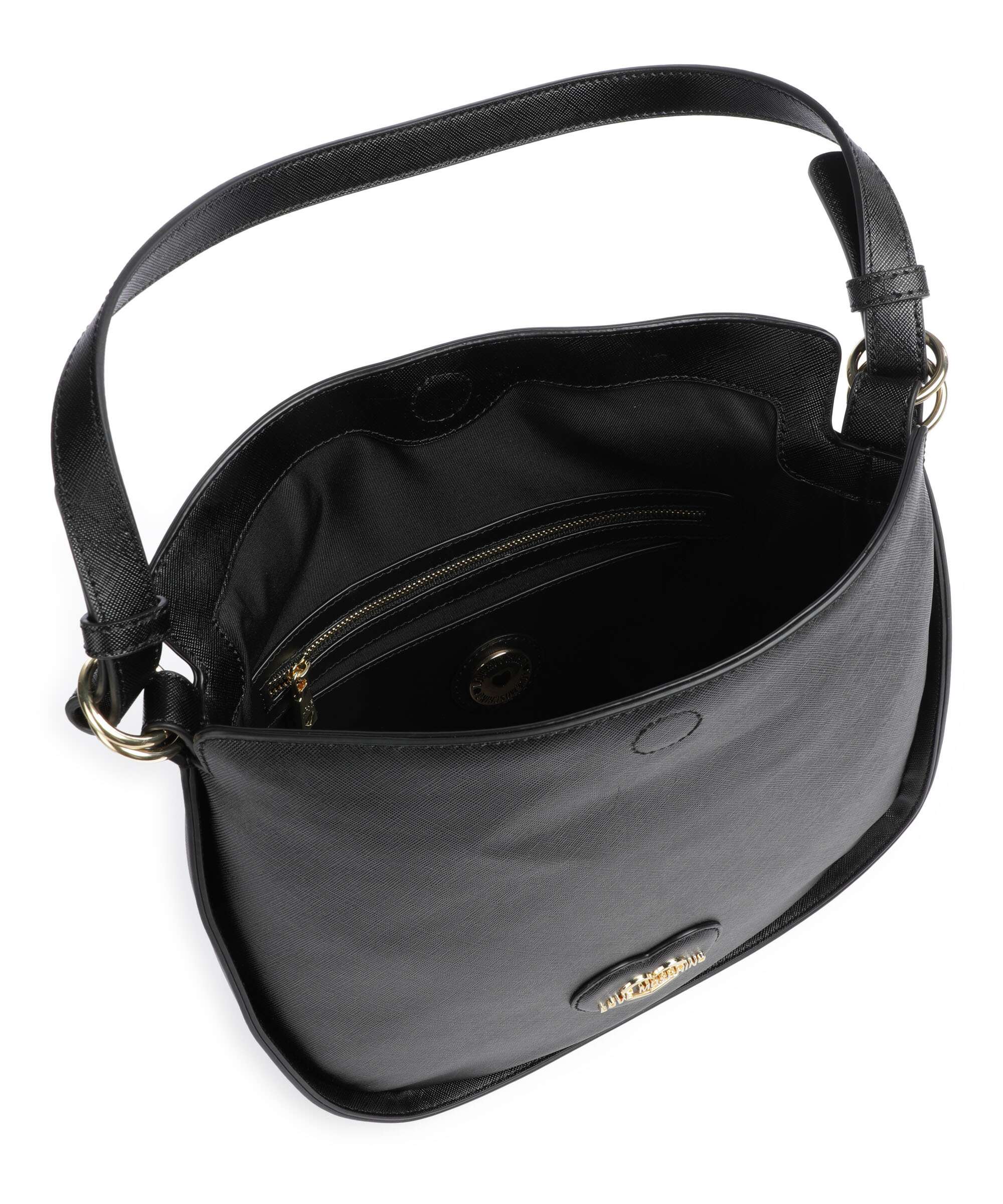 Love Moschino Sweet Heart Hobo bag nero
