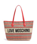 Love Moschino Sunset Stripes Tote bag multicolour/red
