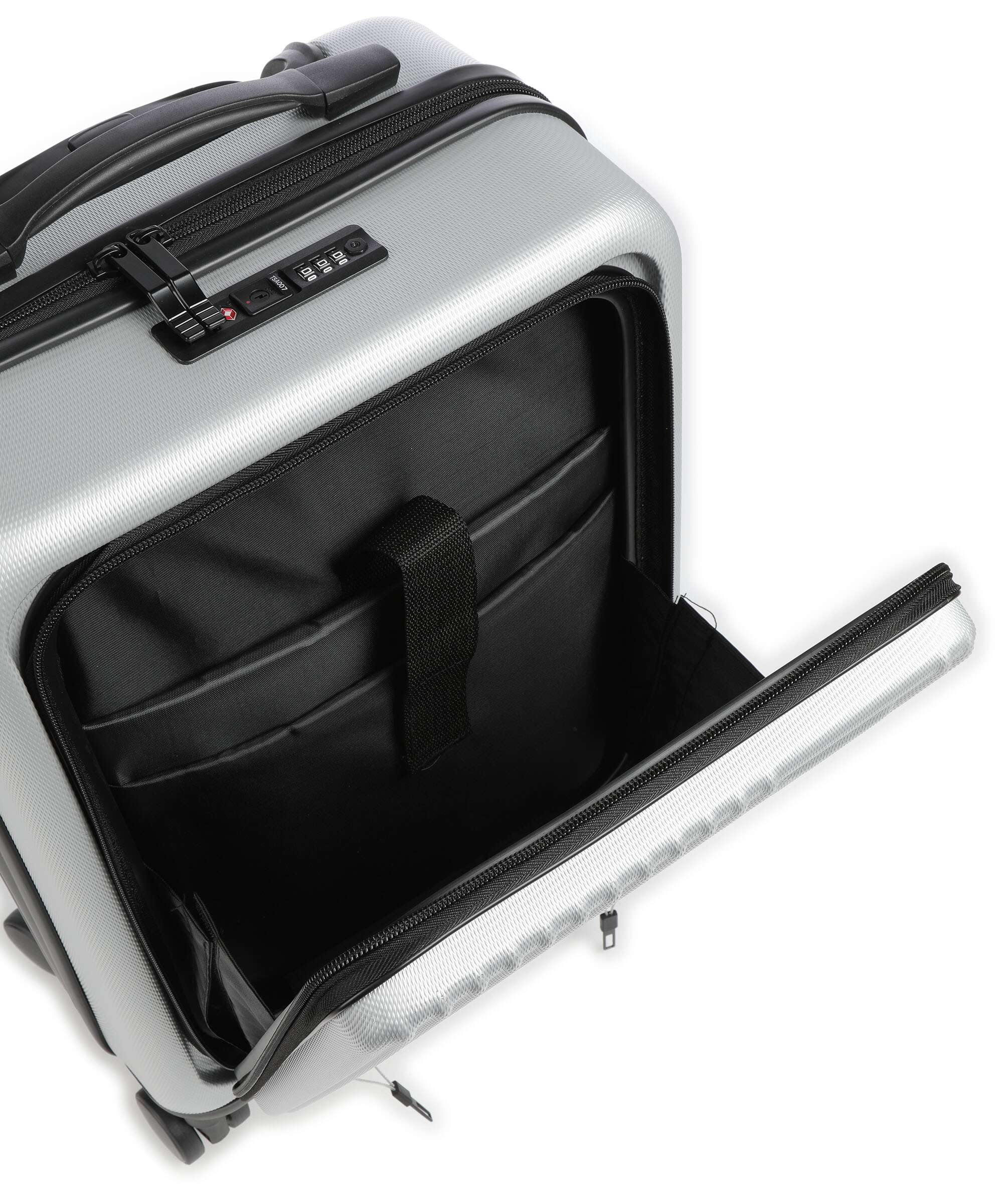 Valentino Bags Lexplor Spinner (4 wheels) silver