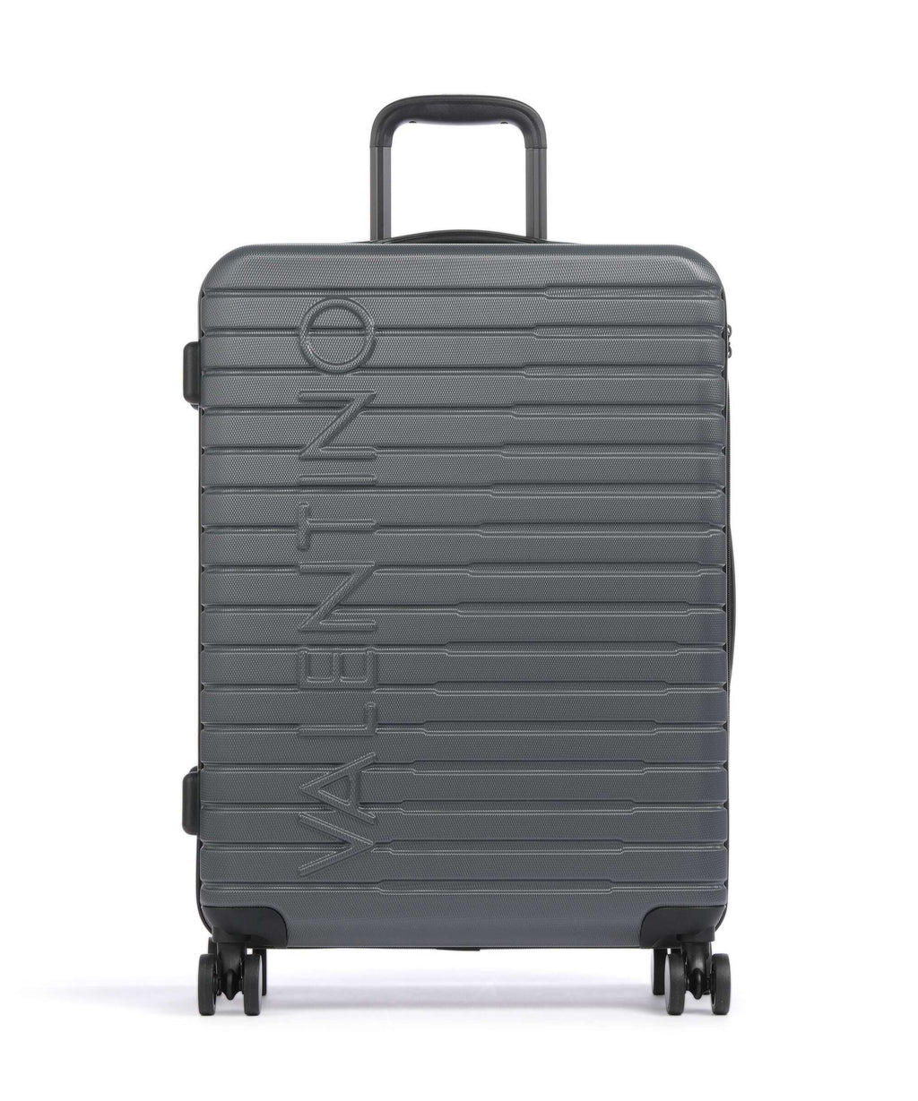 Valentino Bags Mercury Spinner (4 wheels) gunmetal