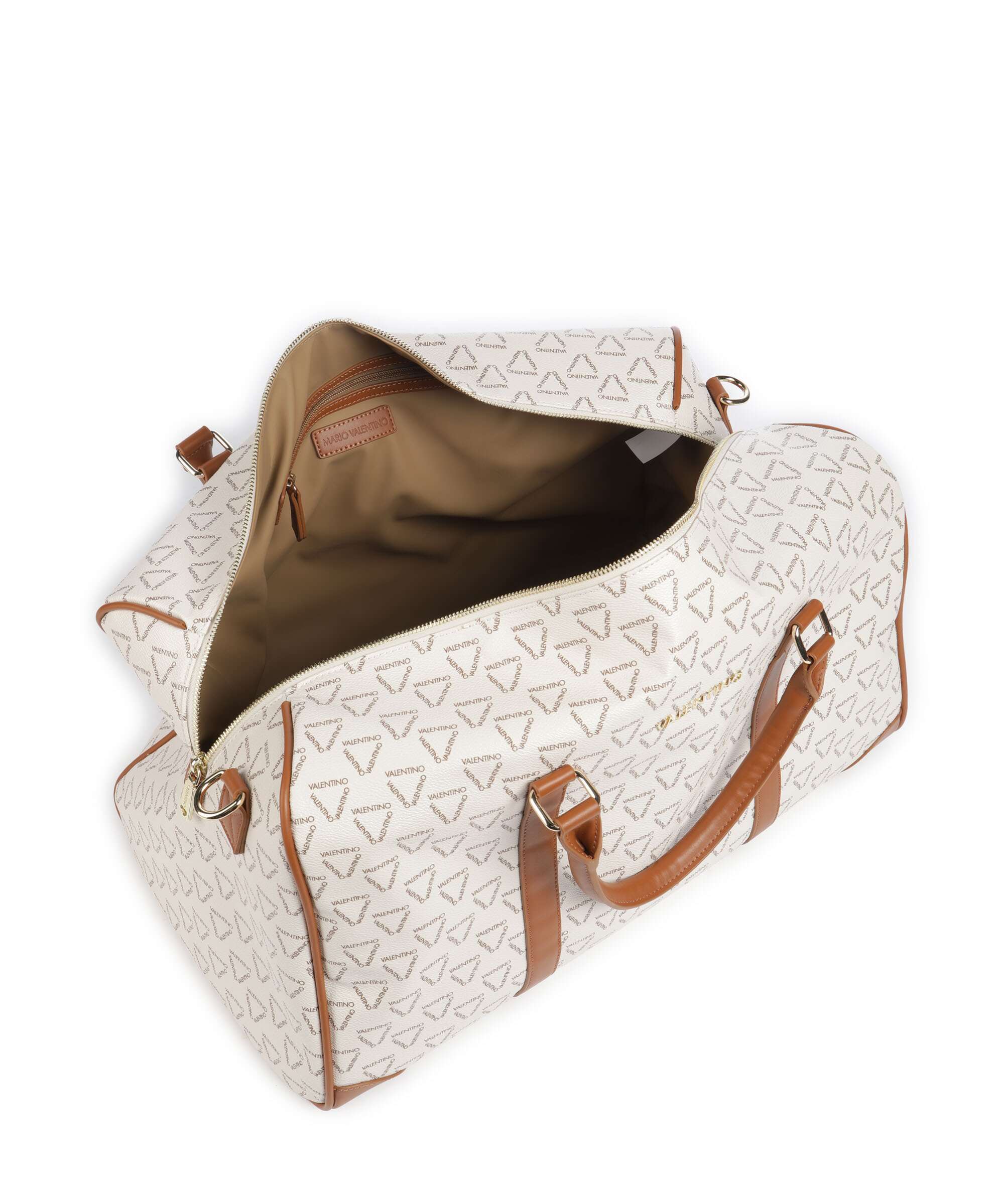 Valentino Bags Lady Re Weekend bag bianco/cuoio